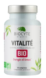Пищевая добавка для энергии и тонуса организма Biocyte Vitalite BIO, 30 шт