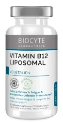 Антиоксидант, зменшує втому та підтримує імунітет Biocyte VITAMINE B12 liposomal, 30 капсул