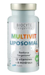 Пищевая добавка на основе 12 витаминов Biocyte Longevity Multivit Liposomal, 60 шт