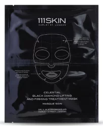 Маска для обличчя та шиї 111Skin Celestial Black Diamond Lifting And Firming Mask, 5 шт