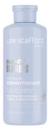 Кондиционер для волос с синим пигментом Lee Stafford Bleach Blondes Ice White Toning Conditioner, 250 мл