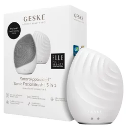 Электронная ультразвуковая щетка для лица Geske Sonic Facial Brush 5 в 1 White