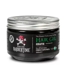 Гель для укладки волос Barbertime Hair Gel Keratin, 300 мл