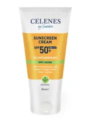 Солнцезащитный крем Celenes Sunscreen Cream SPF 50+ Anti Aging, 50 мл