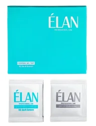 Гель-фарба для брів сет 02 Dark Brown ELAN