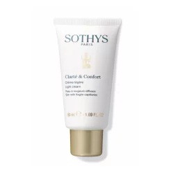 Крем легкий для жирной кожи и кожи с куперозом Sothys CLARTE & CONFORT LIGHT CREAM 50мл