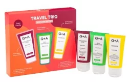 Подарочный набор для ухода за телом Q+A Travel Trio