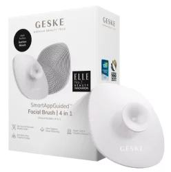 Щетка для лица с держателем 4 в 1 пудровый Geske Facial Brush 4 in 1 Starlight