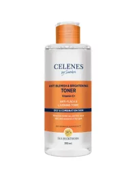 Осветляющий тоник с облепихой для жирной и комбинированной кожи Celenes Sea Buckthorn Anti Blemish & Brightening Toner, 200 мл
