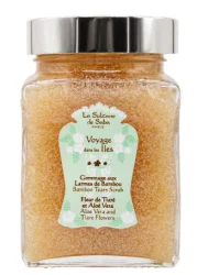 Скраб для тела с бамбуком La Sultane de Saba Voyage Iles Bamboo Tears Scrub Aloe Vera and Tiare Flowers, 300 мл
