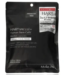 Омолаживающая маска для лица с микроиглами и стволовыми клетками Make.iN HARI Spicure + Human Stem Cell MaskCeramide CICA EGF FGF Moisturizing Skin Care, 10 шт