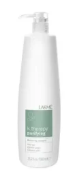 Балансуючий шампунь для жирного волосся Lakme K.Therapy Purifying Balancing Shampoo, 1000 мл