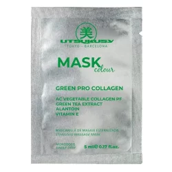 Зелёная коллагеновая маска UTSUKUSY Mask Color Green Pro Collagen 5 мл