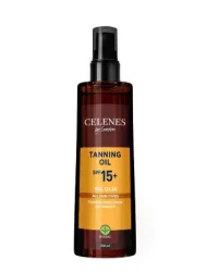 Масло для загара Celenes Tanning Oil SPF 15, 200 мл