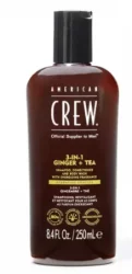 Шампунь American Crew Energizing Shampoo, Conditioner and Body wash Ginger Tea, 250 мл