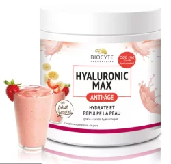 Пищевая добавка в порошке "Гиалуроновая кислота" Biocyte Hyaluronic Max Soluble Powder, 20 x 14 гр.