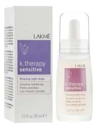Нічні краплі для чутливої шкіри голови Lakme K.Therapy Sensitive Relaxing Night Drops, 30 мл