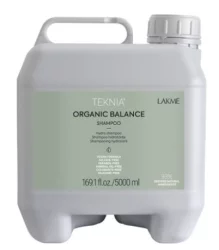 Бессульфатный увлажняющий шампунь для волос Lakme Teknia Organic Balance Shampoo, 5000 мл