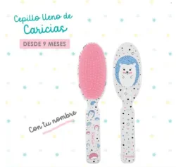 Детская щетка Casalfe от 9 месяцев розовая