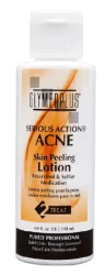 Антибактеріальний лосьйон, містить саліцилову та молочну кислоту  GlyMed Plus Skin Peeling Lotion, 118 мл