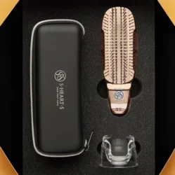 Набір зі щіткою для волосся та шкіри голови S-Heart-S Scalp Brush (World Premium Gold Short Gift Box)