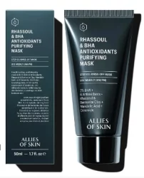 Очищающая маска для проблемной кожи Allies of Skin Rhassoul & BHA Antioxidants Purifying Mask, 50 мл