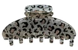 Большой крабик для волос "Snow Leopard" Emi Jay Big Effing Clip In Snow Leopard
