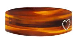 Заколка для волос "Tortoise Heart" Emi Jay Ponytail Barrette In Tortoise Heart