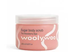 Сахарный скраб для тела WoolyWoo Sugar Body Scrub The Strawberry Spa, 200 мл