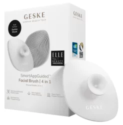 Щітка для обличчя з тримачем 4 в 1 біла Geske Facial Brush 4 in 1 White