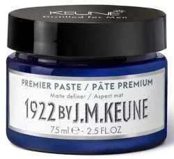 Паста для укладки мужских волос «Премьер» Keune  1922 Premier Paste Distilled For Men, 75 мл