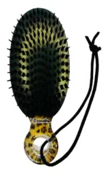 Щетка для расчесывания и нанесения маски леопард Casalfe