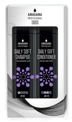 Набор "Ежедневный мягкий" для всех типов волос. Anagana Professional Duos Daily Soft