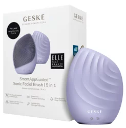 Электронная ультразвуковая щетка для лица Geske Sonic Facial Brush 5 в 1 Purple