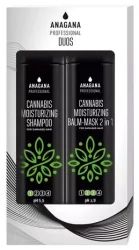 Набір зволожуючий з маслом каннабісу для пошкодженого волосся Anagana Duos Set Cannabis Moisturizing For Damaged Hair