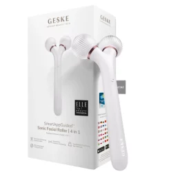 Електронний ультразвуковий ролик для обличчя Geske  Sonic Facial Roller 4 в 1 Starlight