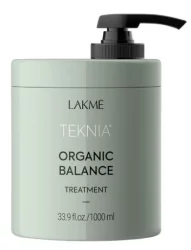 Интенсивная увлажняющая маска для всех типов волос Lakme Teknia Organic Balance Treatment, 1000 мл