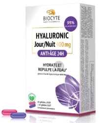 Пищевая добавка "Гиалурон день-ночь", 400мг Biocyte Hyaluronic Jour/Nuit, 60 шт