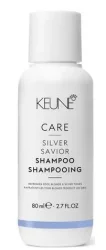 Нейтрализующий серебряный шампунь для светлых и осветленных волос Keune Silver Savior Silver Shampoo, 80 мл