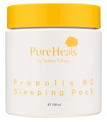 Ночная маска для лица с прополисом Pureheals Propolis 80 Sleeping Mask, 100 мл