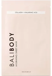 Зволожуюча тканинна маска для обличчя з колагеном та гіалуроновою кислотою Bali Body Hydrating Sheet Mask, 20 мл