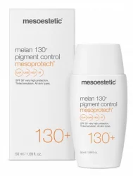 Тональний сонцезахисний крем пігмент контроль Mesoestetic Mesoprotech Melan 130+ Pigment Control SPF50, 50 мл