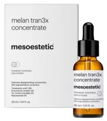 Депигментирующая сыворотка Mesoestetic Melan Tran3x Intensive Depigmenting Concentrate Serum, 30 мл