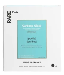 Очищающая тканевая маска Rare Paris Carbone Glacé Purifying Face Mask, 5 шт