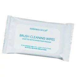 Серветки для очищення пензлів ColoreScience Brush Cleansing Wipes 1 уп (20 шт)