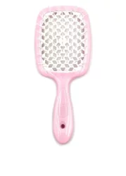 Расческа для волос Janeke Superbrush the Original (светло розовый с белым)