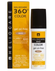 Солнцезащитный гель с тоном на водной основе (бежевый)Cantabria Heliocare 360º Gel Oil Free Color SPF 50+, 50 мл