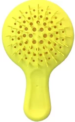 Расческа для волос  Janeke Superbrush Mini Silicon Line (лимонный)