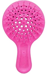 Расческа для волос  Janeke Superbrush Mini Silicon Line (розовый)
