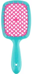 Расческа для волос Janeke Superbrush the Original (бирюзово-розовый)